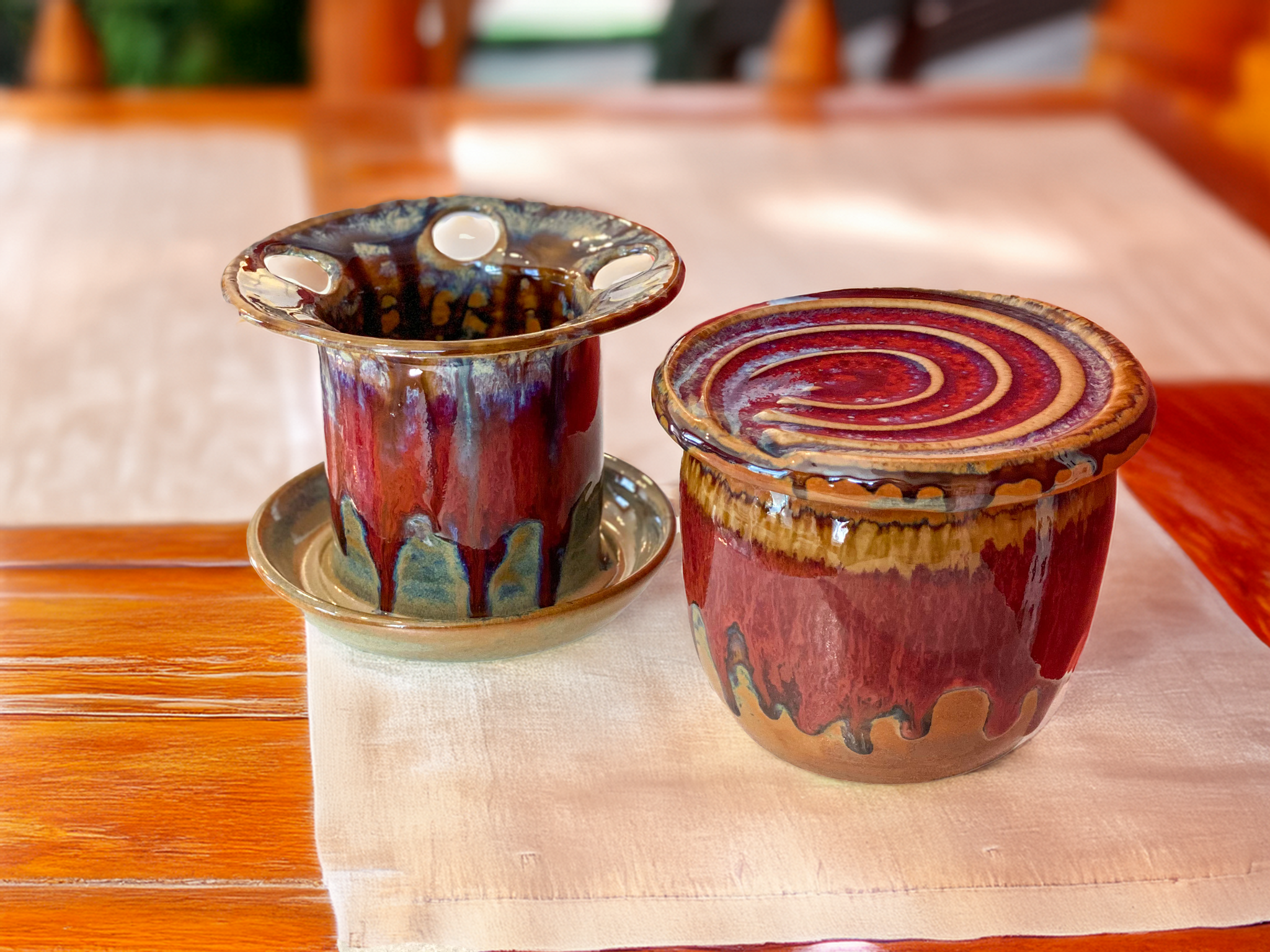 Butter Crock for sale at Cary Pottery in NC